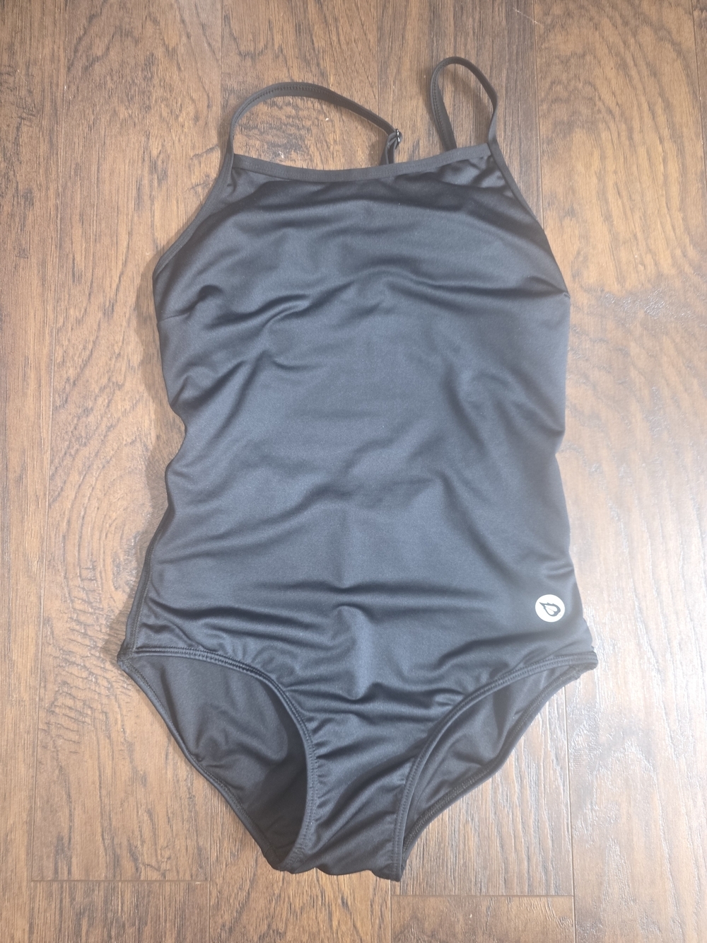 Baleaf Black One-Piece Swim Suit with Thin Straps